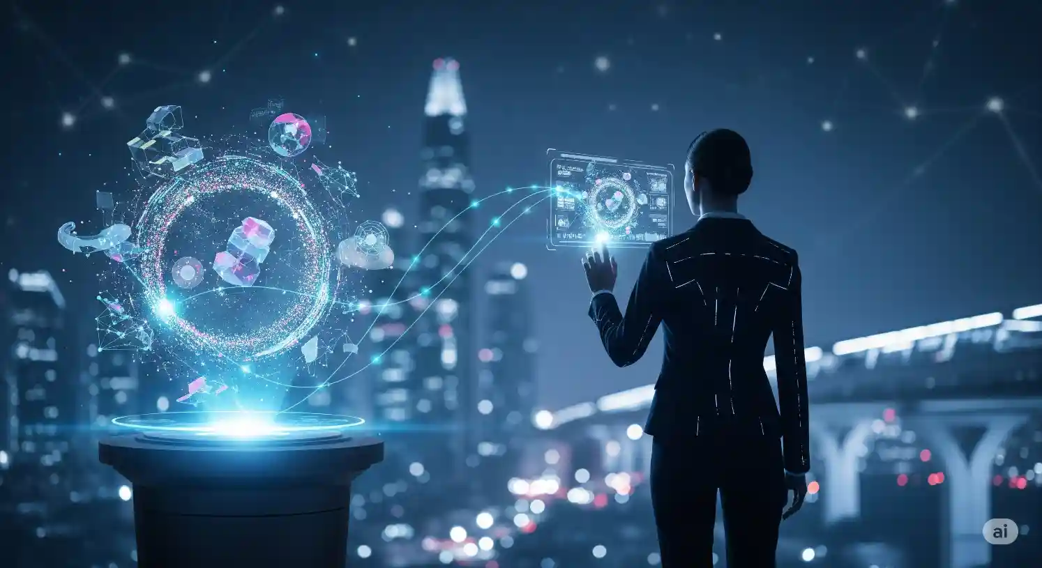 AI technology background